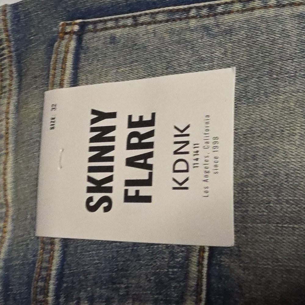 KDNK Skinny Flare Jeans - Picture 4 of 5